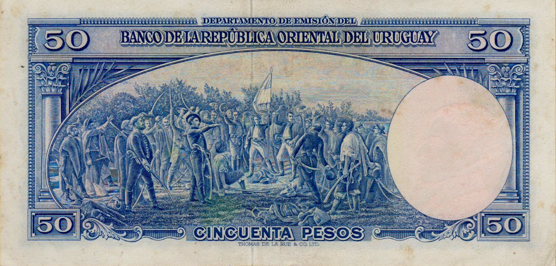 Uruguay 50 1939 XF+ P-38/b1